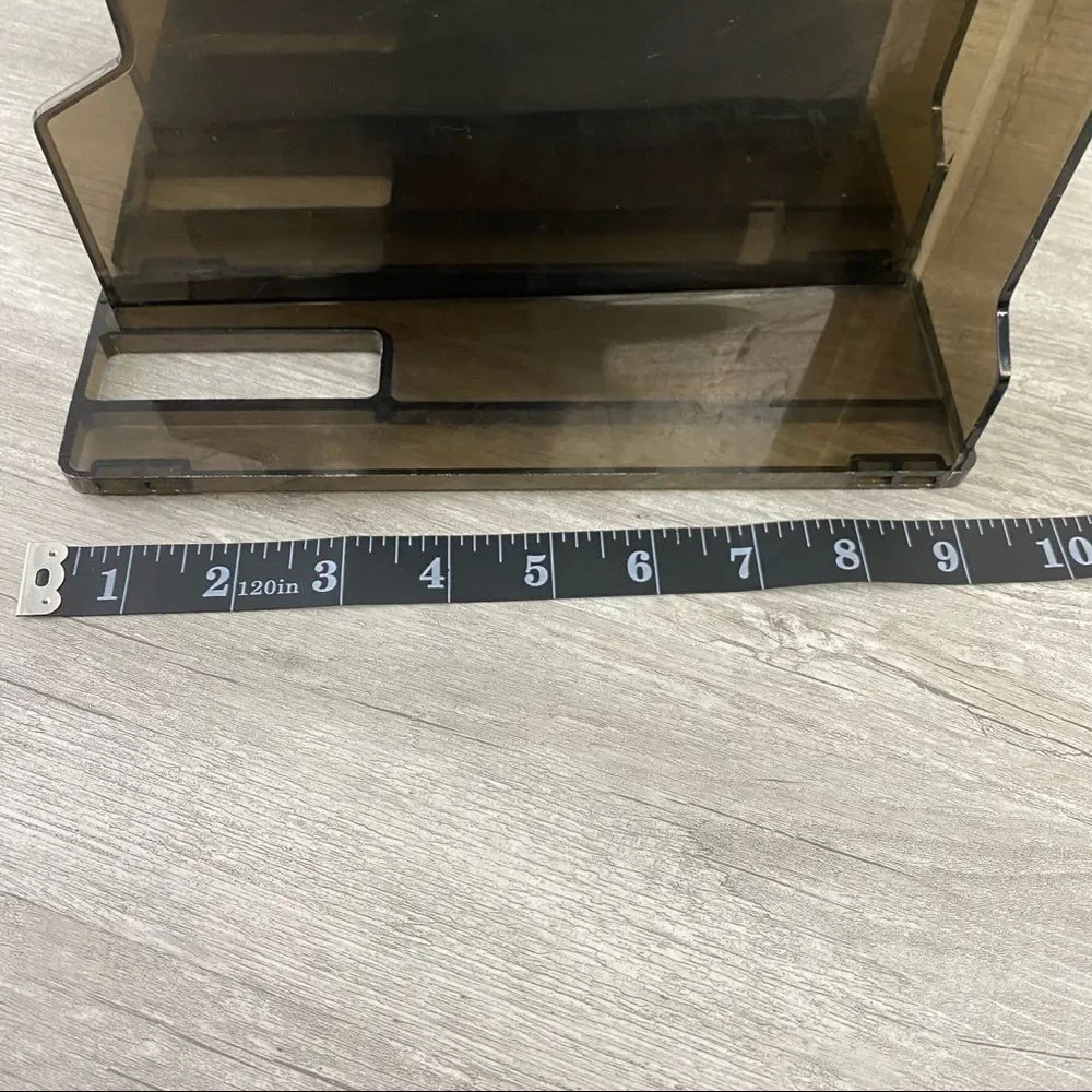 Stackable Black Ombré Letter Organizer Tray